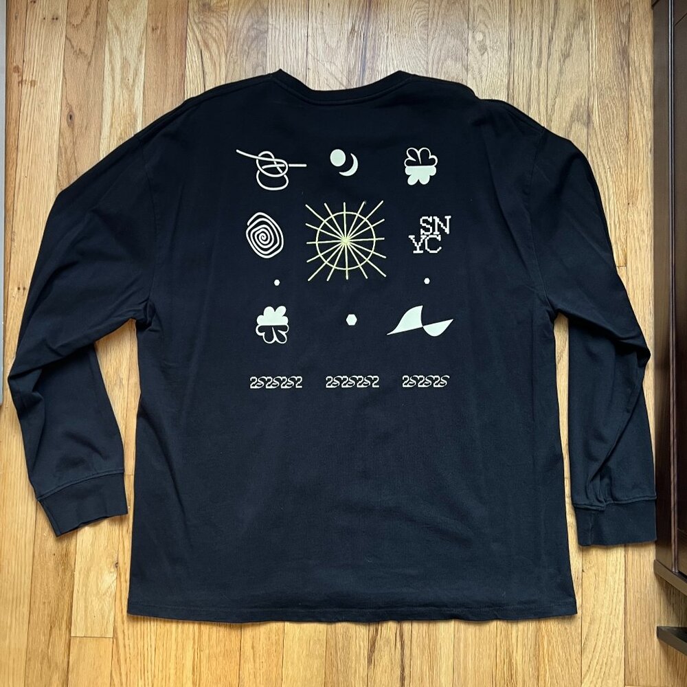 Saturday's NYC Embroidered Long Sleeve Tee